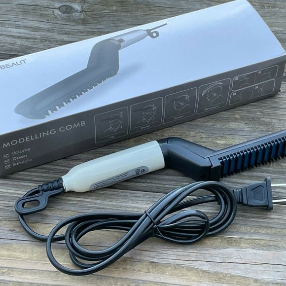 Modelling Comb Hair Straightener Electric Men Beard Styling Comb Brush Multifunc - Picture 6 of 9